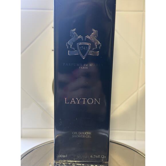 Parfums de Marly Paris LAYTON Shower Gel 200 mL - NEW in BOX SEALED - Picture 5 of 5